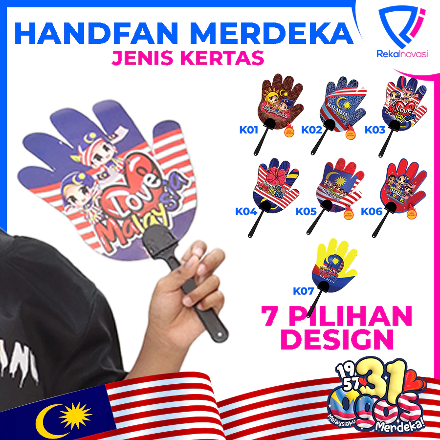 Handfan Kipas Tangan Merdeka