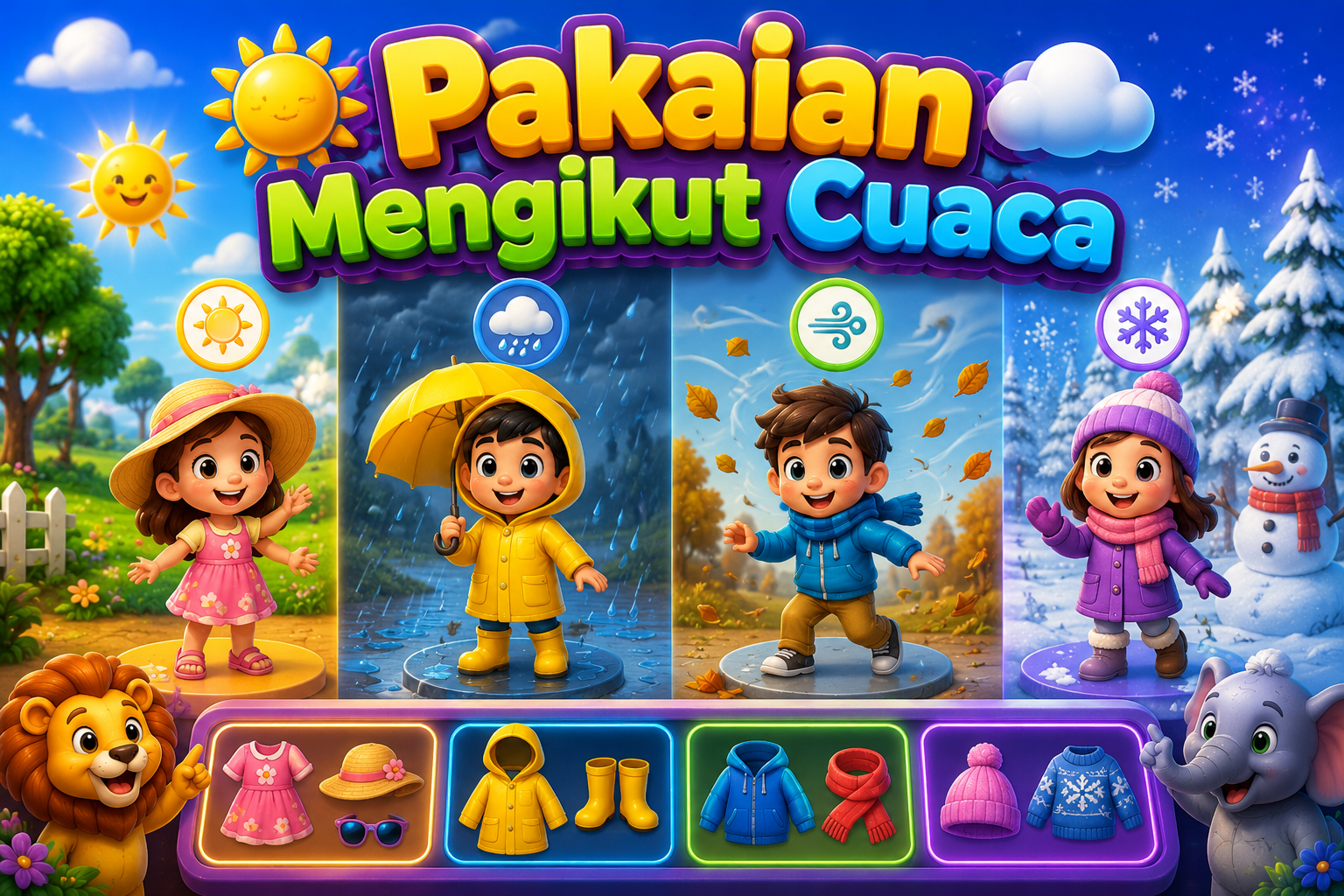 Pakaian Mengikut Cuaca